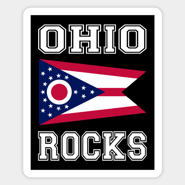 Ohio Rocks Magnet by RockettGraph1cs